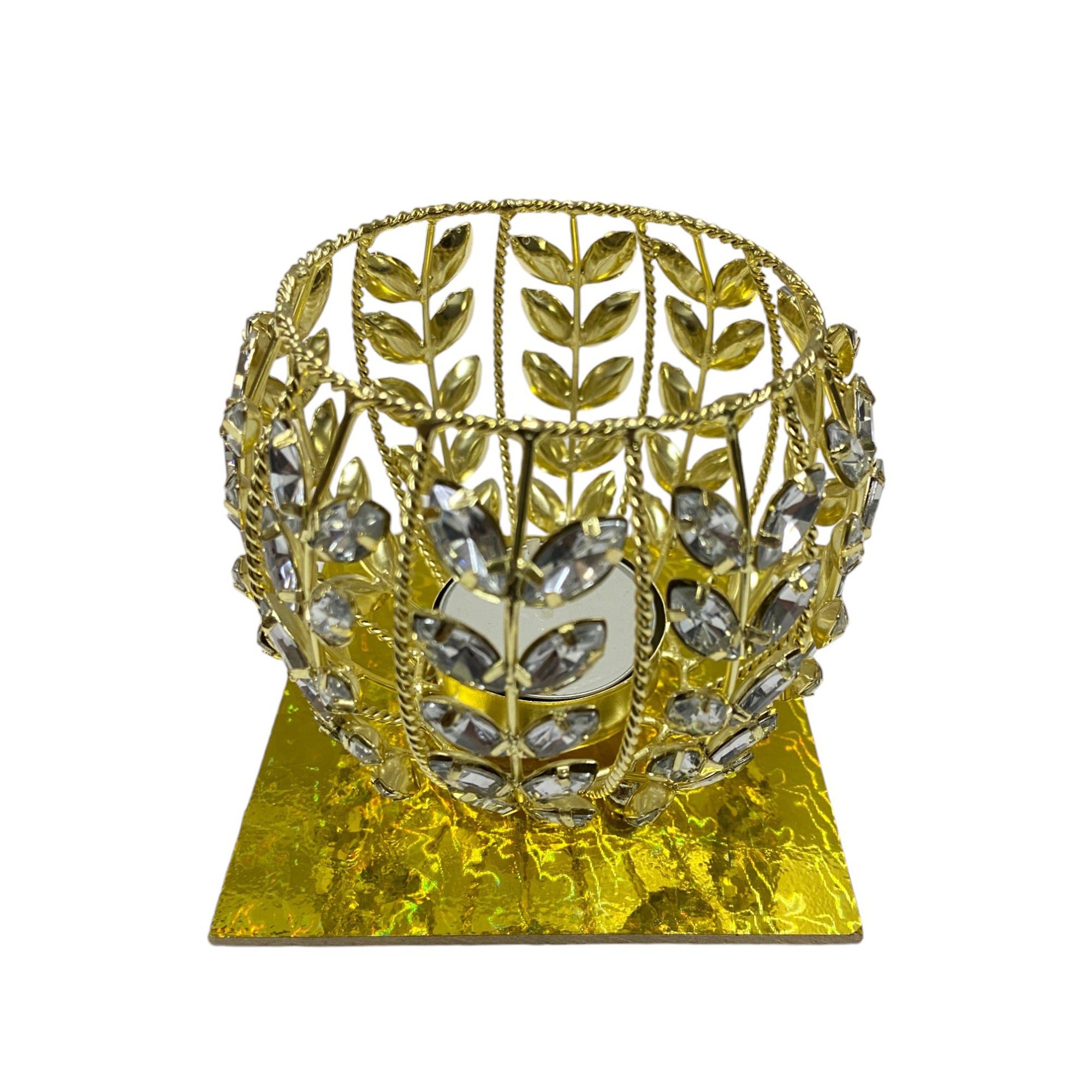 Jewelled T-light for Christmas Decoration (1 Pc)